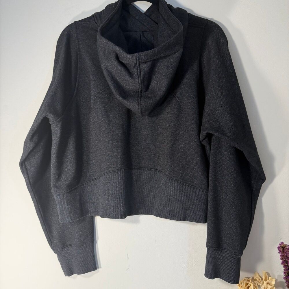 Lululemon Athletica, cotton blend cropped hoodie, women’s medium - Picture 4 of 7